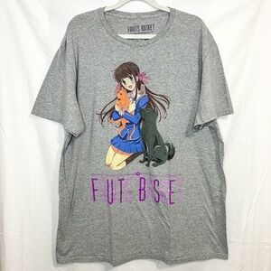 Fruits Basket Anime Loot Wear T-Shirt, Gray, Size XL